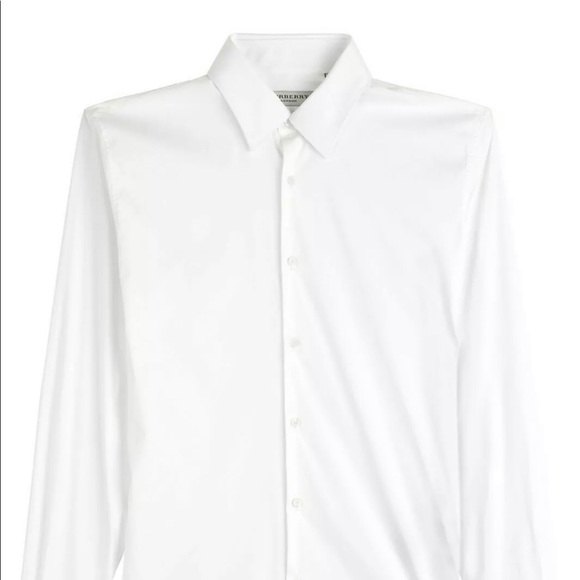 Burberry White Button Shirt - Picture 2 of 3